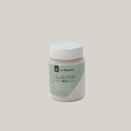 La Pajarita Chalk Paint Χρώμα Κιμωλίας Jasmine Flower Flower Εκρού 75ml CP-02