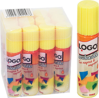 Logo Liquid Glue Στυλόκολλα Non-toxic Yellow Cap for Crafts 60ml 65ΑΓ63