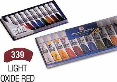 Royal Talens Gouache Extra Fine Quality Tempera de Pictură Oxide Red Lumină 339 în Tubular 20ml 1buc 08043392