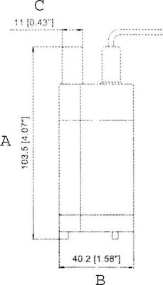 Eval Αντλία Νερού για Σκάφος Αυτόματη Βυθιζόμενη (Ντεπόζιτου) Έξοδος 6,3lt/min