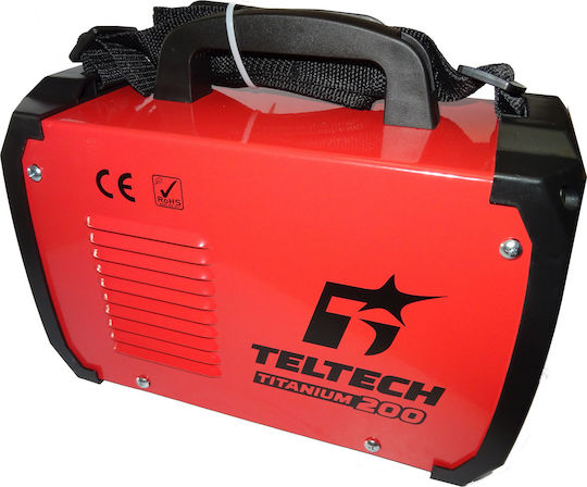 Teltech Titanium 200 Ηλεκτροκόλληση Inverter MMA με Μέγιστο Ρεύμα Συγκόλλησης 200A και Κύκλο Εργασίας 35%