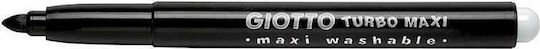 Giotto Turbo Maxi Black Washable Drawing Marker 5mm Thick