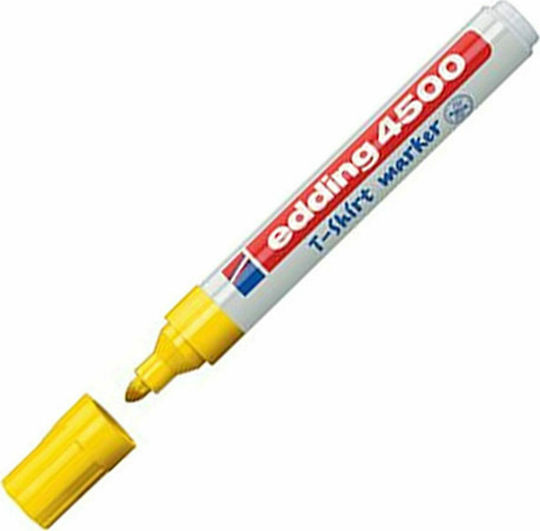 Edding Textile Marker 4500 Marker Gelb Permanent Für Stoff Runde Nase