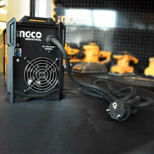 Ingco Електрожен Inverter ММА с Максимален Ток на Заваряване 200Спецификация и Работен Цикъл 60%