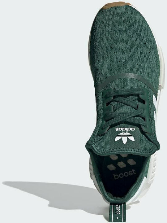 NMD_R1 Sneakers Collegiate Green / Cloud White / Gum