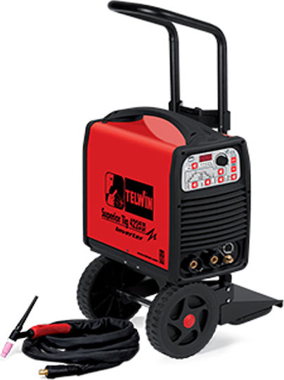 Telwin Superior TIG 422 AC/DC Welding Machine Inverter TIG / MMA with Maximum Welding Current 350A and Duty Cycle 35%