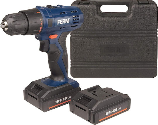 Ferm CDM1120 Battery Drill Driver 18V 2x1.5Ah