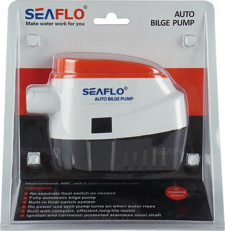 Seaflo Automatic Bilge Pump for Boat 2850 Λίτρα/ Ώρα 750GPH 12V