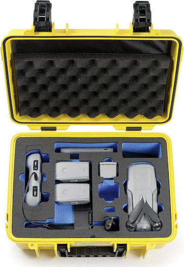 B&W International Copter Case Type 4000 Valiză de transport Galben pentru dronă 18x32.5x42cm