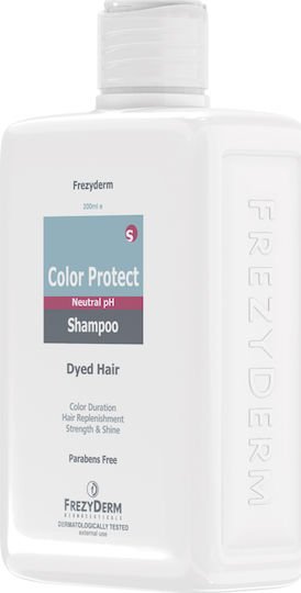 Frezyderm Color Protect Șampon Reconstrucție/Hrană și Păstrarea Culorii pentru Păr Vopsit 200ml