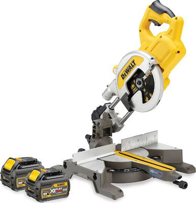 Dewalt Battery Miter Saw Sliding with Cutting Disc with a Diameter of 216mm & 6300rpm Cutting Speed