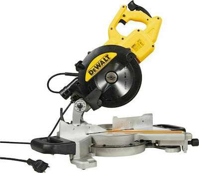 Dewalt Miter Säge Schiebe mit Leistung 1300W, Sägeblattdurchmesser 216mm & Schnittgeschwindigkeit 4500Umdrehungen pro Minute