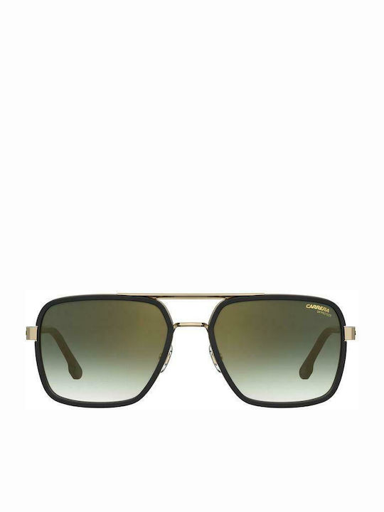Carrera Sonnenbrillen mit Schwarz Rahmen und Grün Verlaufsfarbe Spiegel Linse 256/S RHLD6