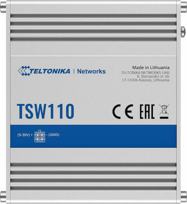 Teltonika TSW110 Unverwaltet L2 Switch mit 5 Ports Gigabit (1Gbps) Ethernet