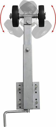 vidaXL Στηρίγματα Τρέιλερ με Διπλά Ροδάκια 59-84cm 2τμχ