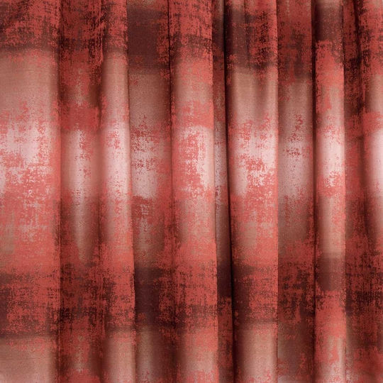 Anna Riska Vorhang mit Bleistiftfalten Des Adelle Terrakotta 280x270cm