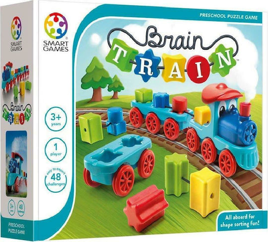 Smart Games Jucărie de Sortare a Formelor Trenuleț cu Forme pentru 36++ Luni