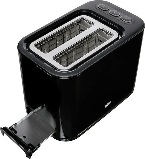 Braun HT3010 Toaster 2 Schlitze 1000W Schwarz