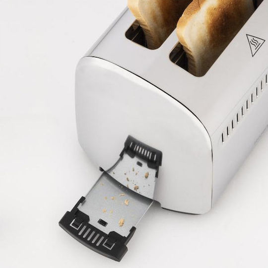 HKoenig Φρυγανιέρα 2 Θέσεων 950W Inox