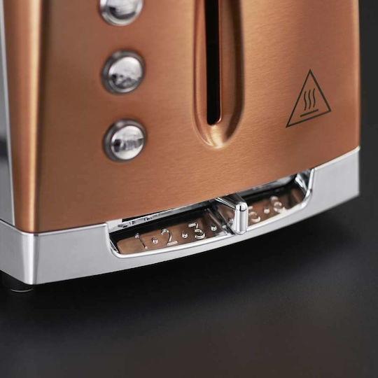 Russell Hobbs Luna Toaster 2 Schlitze 1550W Kupfer
