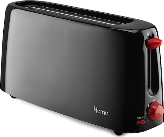 Homa HOMA Atlanta Тостер 1 слот 700W Черен