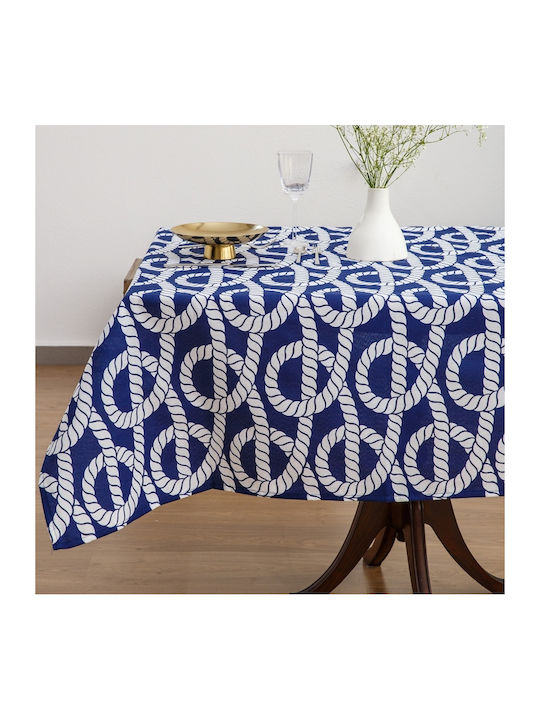 Borea Tablecloth Marino Blue 90x90cm 032301097130