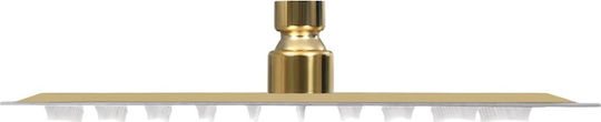 vidaXL Square Showerhead 20x20cm Gold