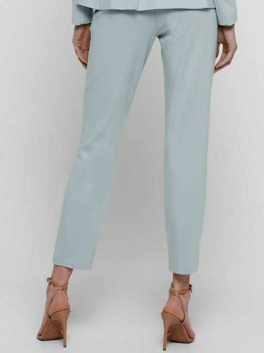 Only Women's Fabric Trousers in Slim Fit Light Blue