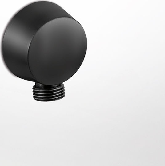 Bugnatese Oxford Cap de duș de schimb Negru mat Bugnatese Oxford Cap de duș de schimb Negru mat
