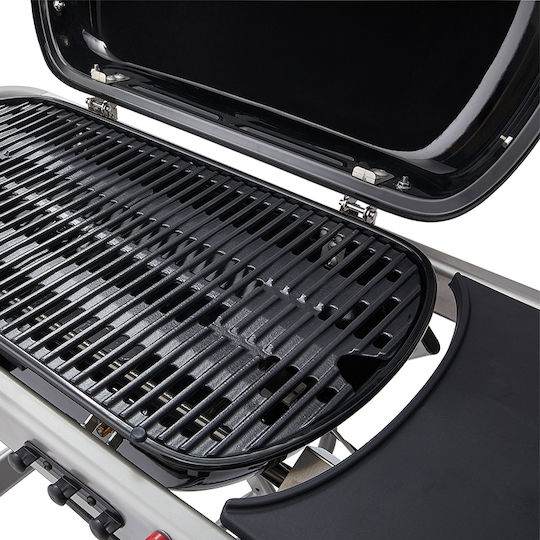 Weber Traveler Преносима Газово Барбекю Решетка 63.5брx34.3брсм. с 1 бр 3.8кВт