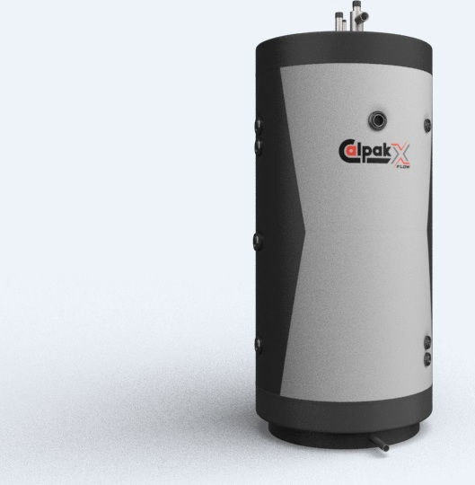 Calpak X Flow Ultratank 0.8 DT1/300 Boiler Λεβητοστασίου Glass 300lt με έναν Εναλλάκτη για Αντλίες Θερμότητας