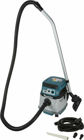 Makita Rechargeable Vacuum Wet / Dry Without Charger and Battery with Plastic Bin 15lt