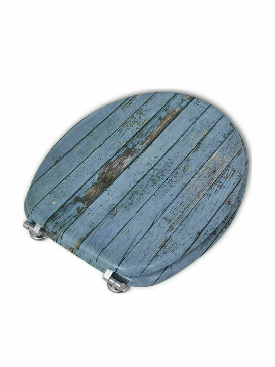 vidaXL Καπάκι Λεκάνης Ξύλινο 42.5x36cm Πεπαλαιωμένο Ξύλο