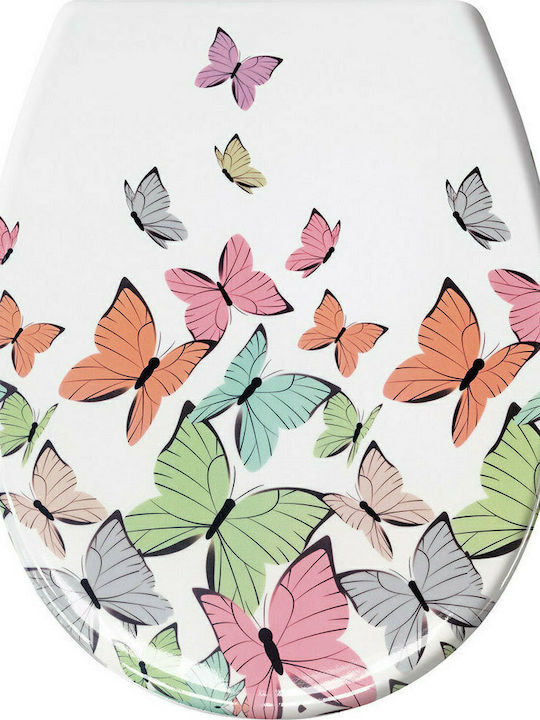 Kleine Wolke Butterflies Capac WC Plastic 45x37cm Multicolor