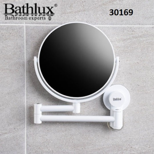 Bathlux 30169 30169 Vergrößerung Καθρέπτης 39.5x39.5cm Weiß