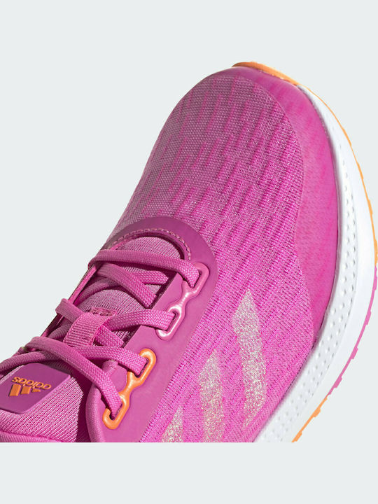 EQ21 Run J Kids Sports Shoes Running with Laces Screaming Pink / Screaming Orange / Cloud White