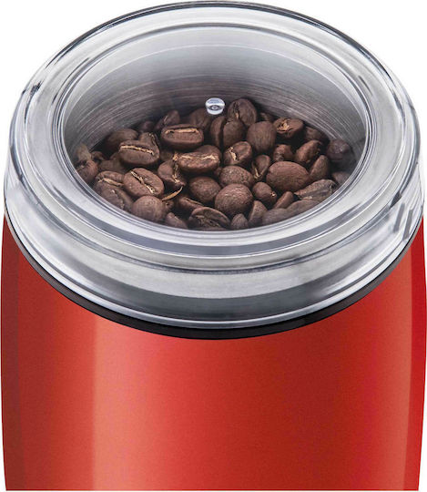 Sencor Electric Coffee Grinder 150W for 60gr Beans Red
