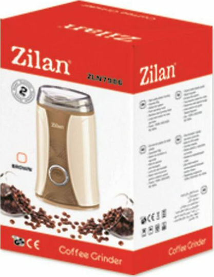 Zilan Electric Coffee Grinder 150W for 50gr Beans Black