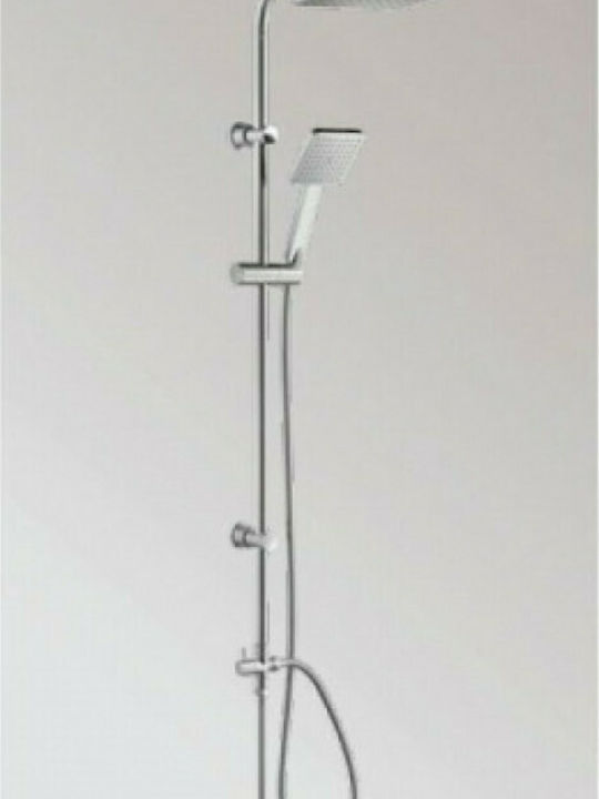 Teorema T-One Shower Column without Mixer 105cm Silver