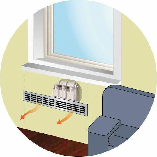 Vents Περσίδα Εξαερισμού 10x48cm Ορθογώνια
