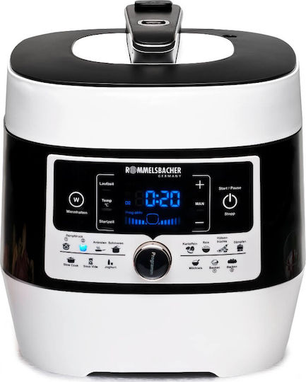 Rommelsbacher MD 1000 Θερμομάγειρας 1000W με Χωρητικότητα 4lt Λευκός