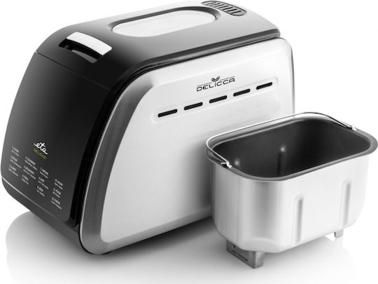ETA Delicca II 7149 90030 Bread Maker 850W with Container Capacity 1500gr and 12 Baking Programs