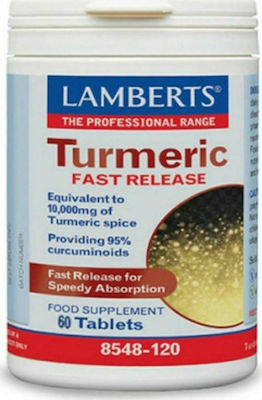 Lamberts Turmeric Fast Release 200mg 60 ταμπλέτες