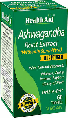Health Aid Ashwagandha Root Extract 60 Registerkarten