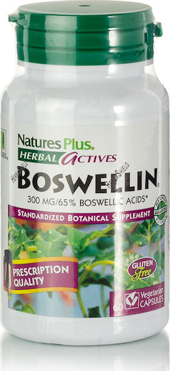 Nature's Plus Herbal Actives Boswellin 60 φυτικές κάψουλες