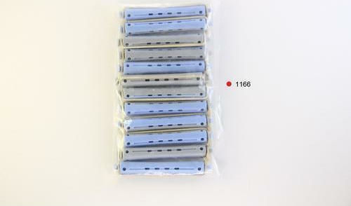 Hair Tools 1166 Ρόλεϊ Μπικουτί Γκρι/Γαλάζιο σε Γαλάζιο Χρώμα 12τμχ