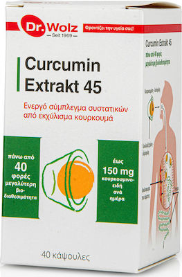 Dr. Wolz Curcumin Extra 45 150mg 40 κάψουλες