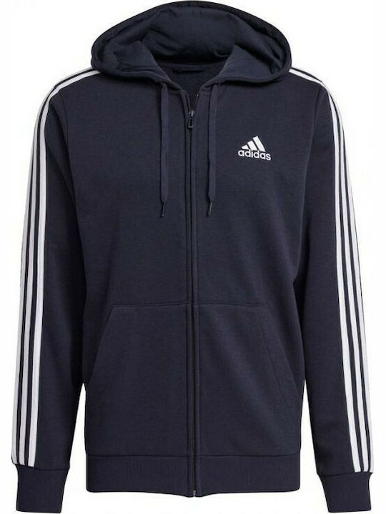 adidas Essentials French Terry 3-Stripes Ζακέτα...