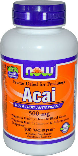 Now Foods Acai 100 veg. Kappen