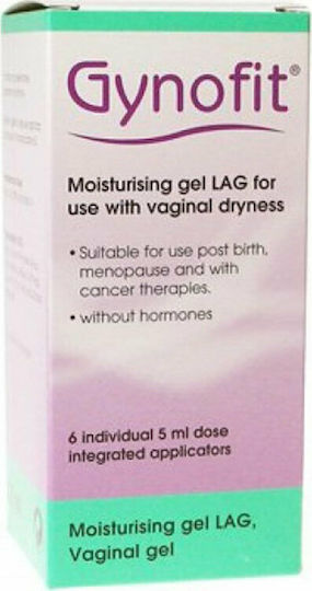 Gynofit Moisturising Vaginal Gel για Ενυδάτωση της Ευαίσθητης Περιοχής 6 x 30ml